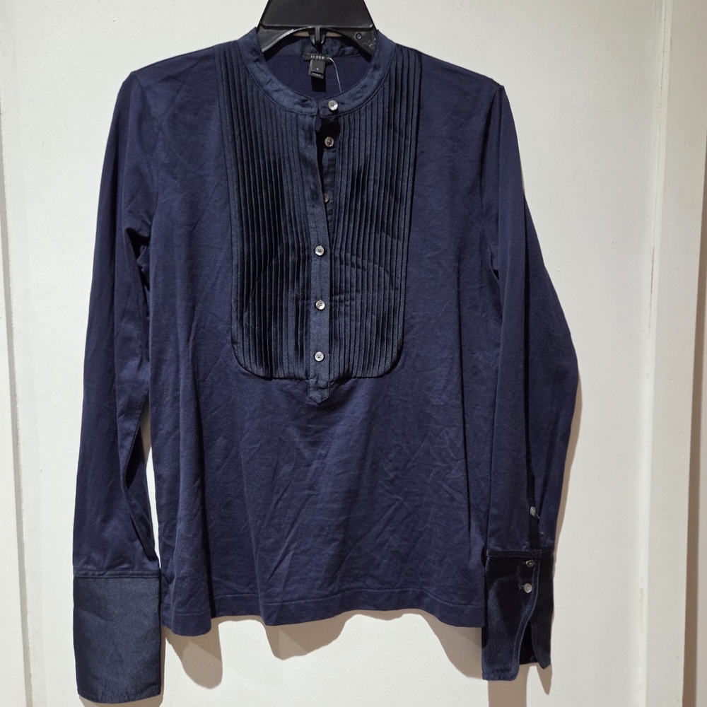 J.crew Navy Blouse